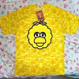 Bape x Sesame Street Big Bird Tee (large)